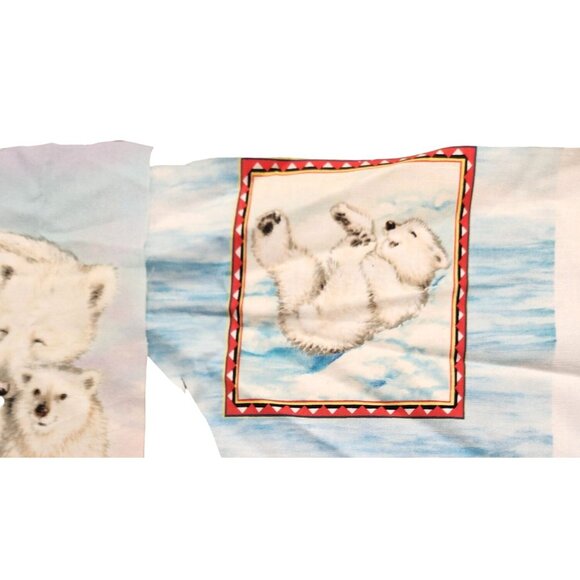 Polar Bear-Themed Cotton Fabric Quilt Squares Panel Bundle - Picture 12 of 16